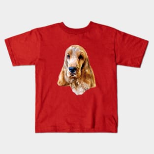 Cocker Spaniel Gold Beauty Kids T-Shirt